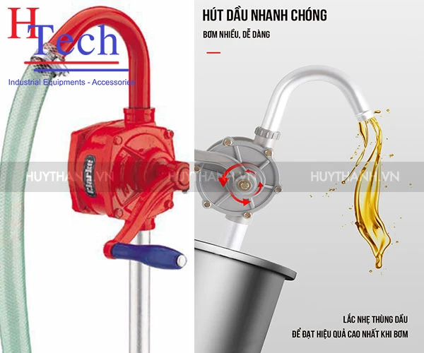 Máy Bơm Dầu Thùng Phuy Quay Tay Đa Năng 