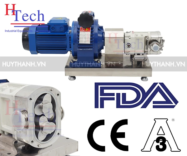 Bơm Cánh Khế Carten Pump Đạt Chuẩn FDA, 3A, CE 3 Bơm Cánh Khế Carten Pump đạt tiêu chuẩn FDA, 3A, CE