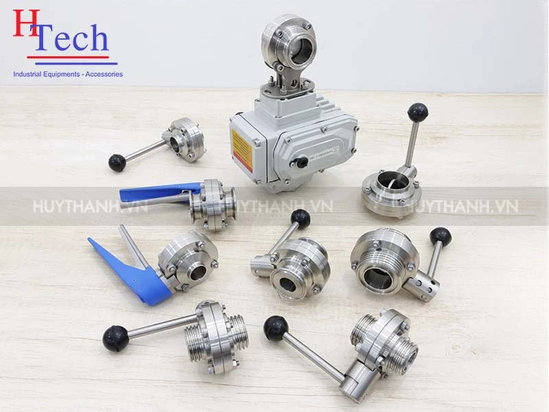 Van Bướm Vi Sinh Inox - Cấu Tạo và Nguyên Lý Hoạt Động 5 cac-loai-van-buom-vi-sinh-inox-huy-thanh-pump