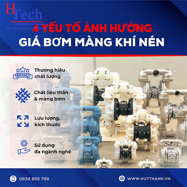 Báo Giá Bơm Màng Khí Nén Mới Nhất 2025 3 Báo Giá Bơm Màng Khí Nén Mới Nhất 2025