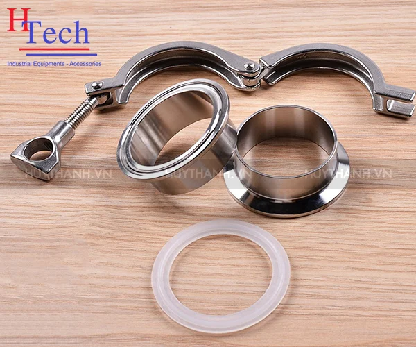 Clamp Vi Sinh Chuẩn DIN 11850 Inox 304/316 1 Clamp Vi Sinh Chuẩn DIN 11850 Inox 304/316