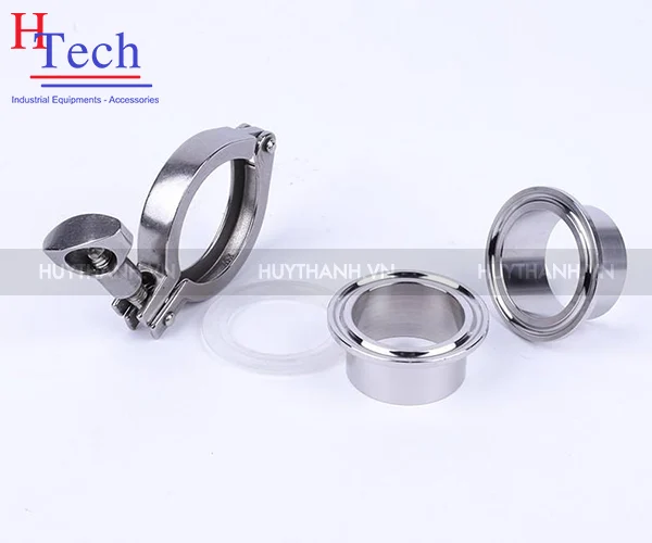 Clamp Vi Sinh Inox 304/316L Chuẩn SMS 2 9