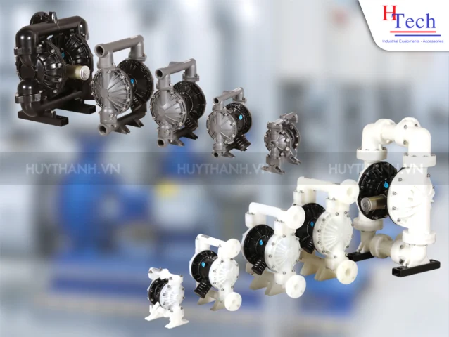Bơm Màng Máy Ép Bùn Công Nghiệp Nên Chọn Loại Bơm Nào? 2 Bom Mang Khi Nen Kich Co Huy Thanh Pumps