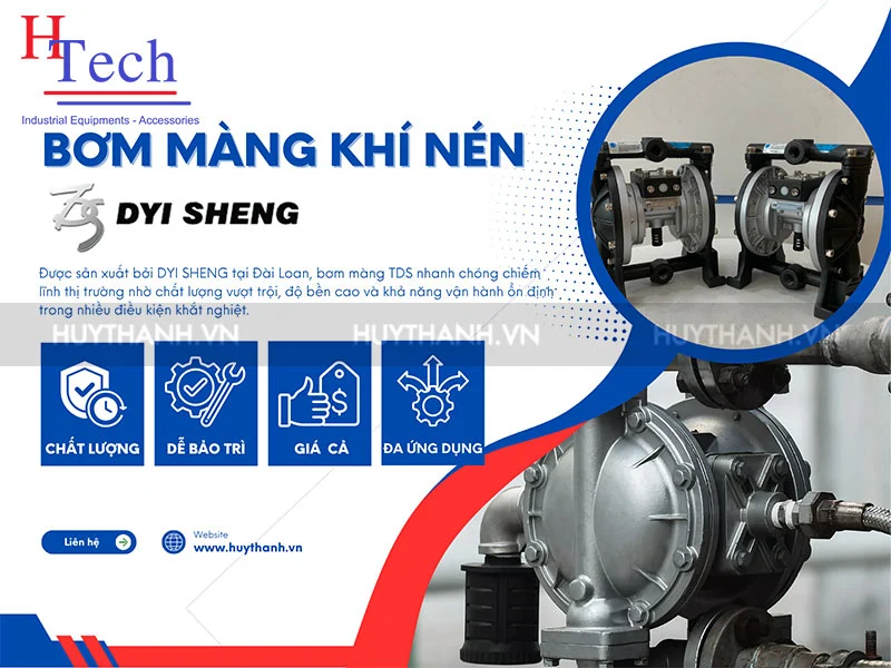 bơm màng khí nén TDS