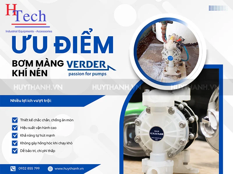 Bơm Màng Khí Nén Verderair