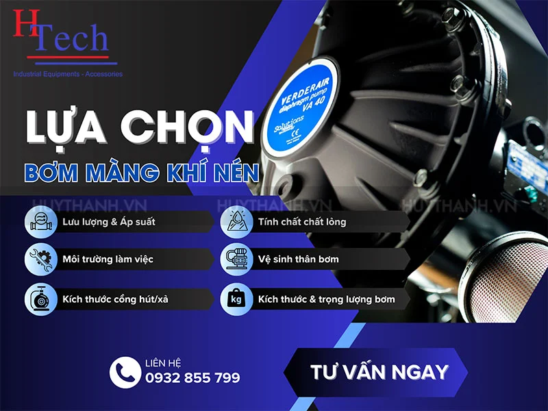 Bơm Màng Khí Nén Verderair