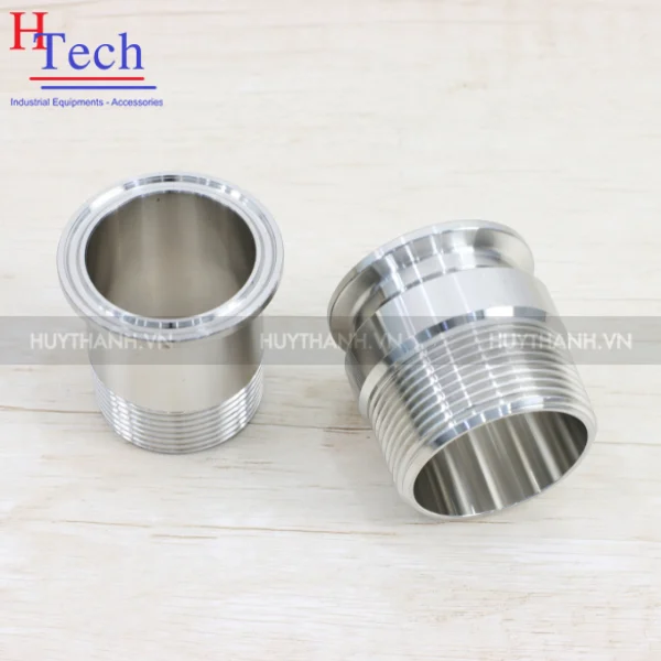 Ferrule Clamp Ren Ngoài Vi Sinh Inox Chuẩn DIN/ SMS 2 Ferrule Clamp Ren Ngoài Vi Sinh