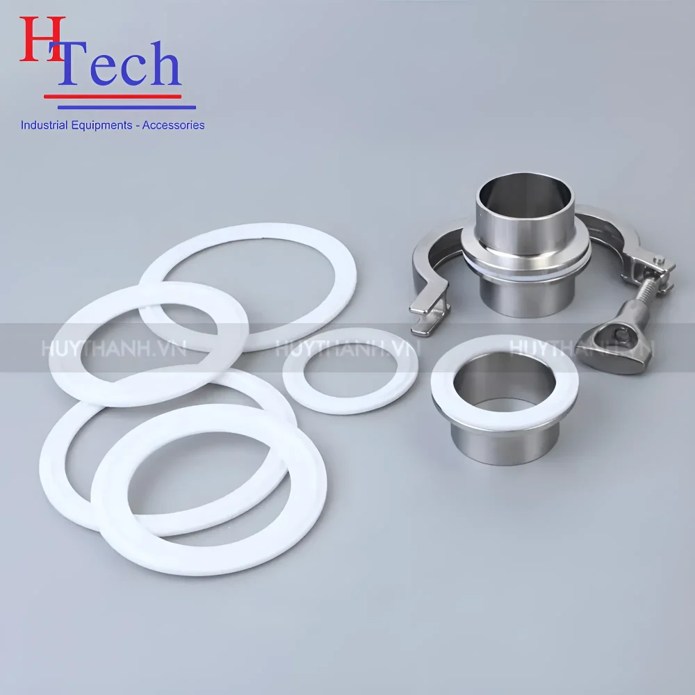 Ron Clamp Vi Sinh Teflon 2 Ron Clamp Vi Sinh Teflon