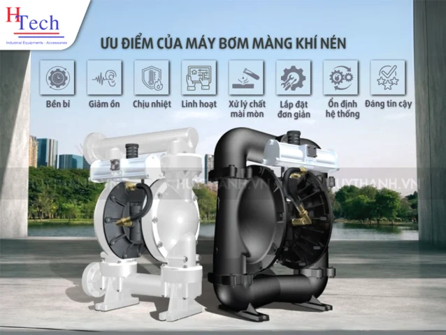 ưu điểm Bơm Màng Khí Nén -huy-thanh-pumps