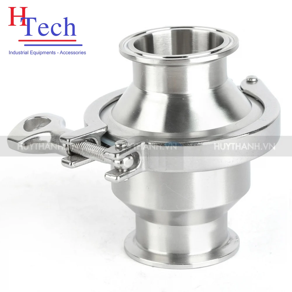 Van 1 chiều vi sinh 2 đầu Clamp Inox 304/316L