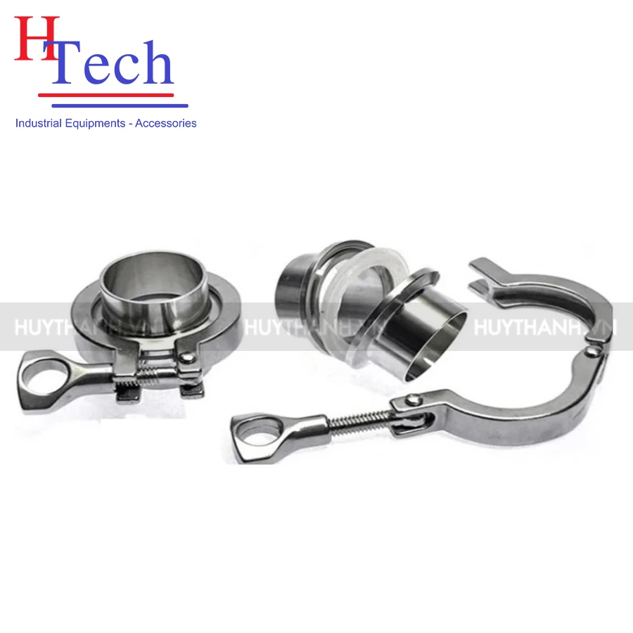 Bộ Khớp Nối Nhanh Vi Sinh Inox 304/316L Chuẩn SMS 76.2mm