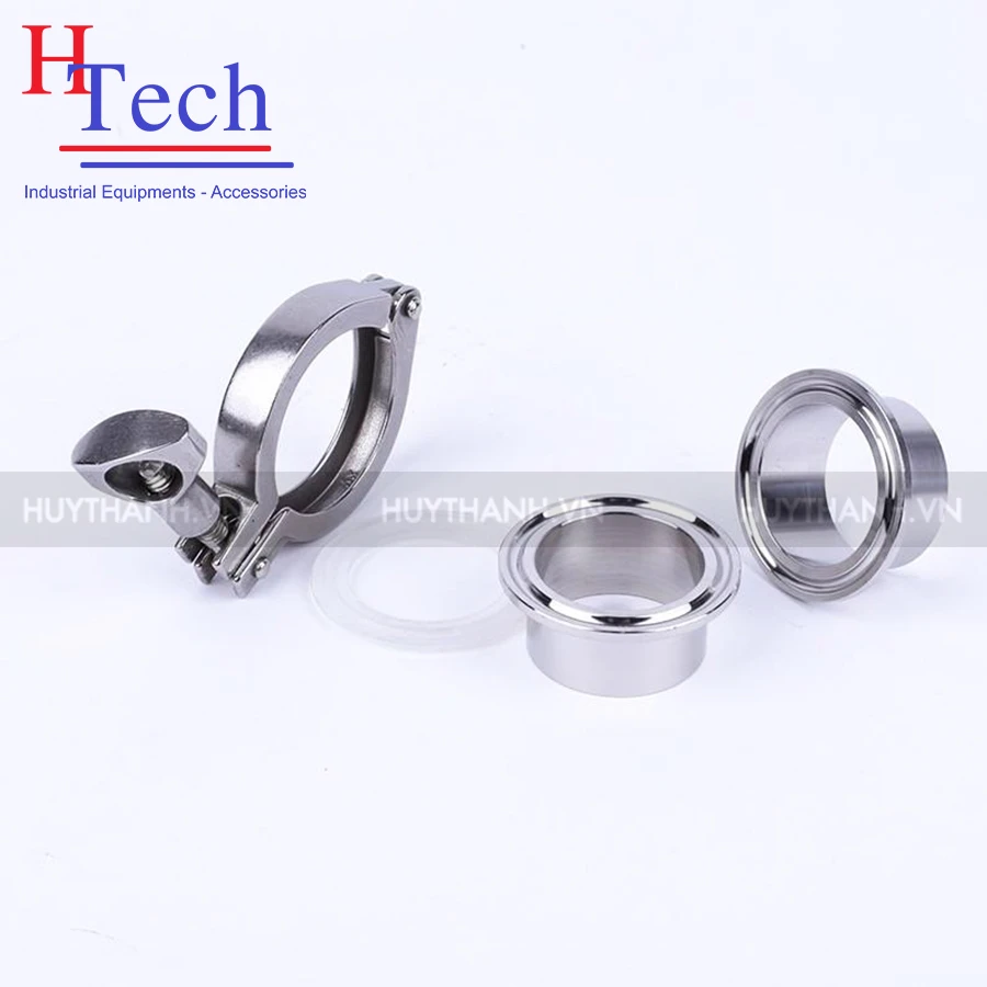 Bộ Khớp Nối Nhanh Vi Sinh Inox 304/316L Chuẩn SMS 76.2mm