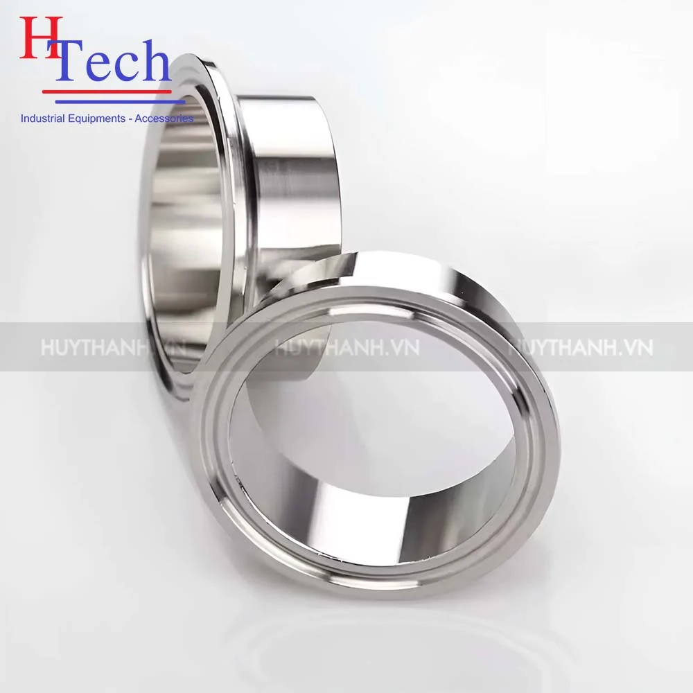 Đầu Nối Clamp 12.7mm Vi Sinh Inox 304/316L Chuẩn SMS