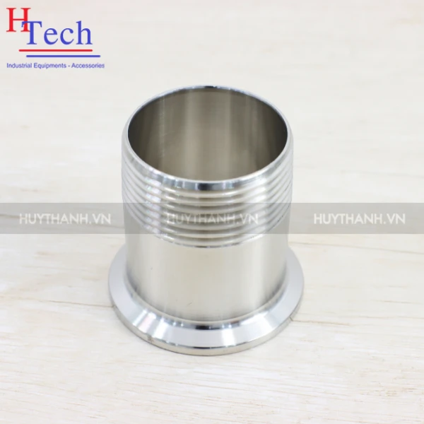Ferrule Clamp Ren Ngoài 12.7mm Vi Sinh Inox Chuẩn SMS
