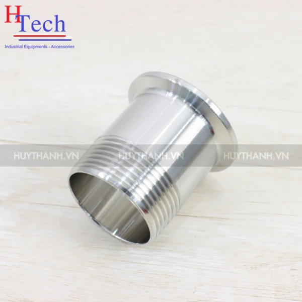 Ferrule Clamp Ren Ngoài 12.7mm Vi Sinh Inox Chuẩn SMS