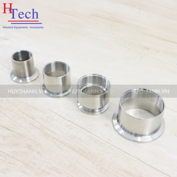 Đầu Nối Vi Sinh Clamp Ren Trong 101.6m Vi Sinh Inox SMS