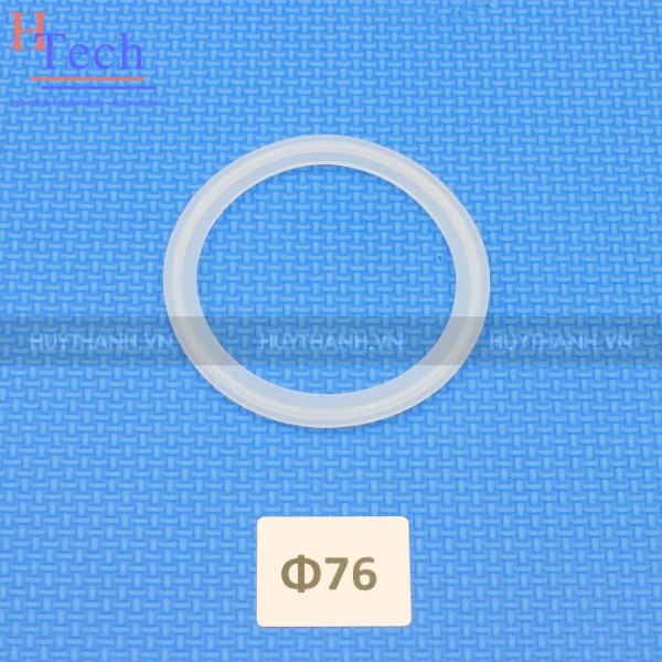 O-Ring Clamp 76.2mm Vi Sinh Silicon Chuẩn SMS Carten Pipe
