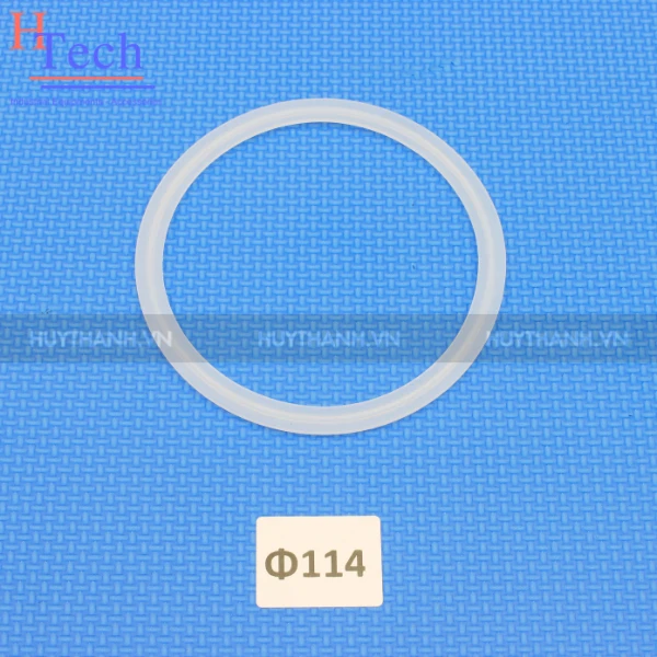O-Ring Clamp 114mm Vi Sinh Silicon Chuẩn SMS Carten Pipe