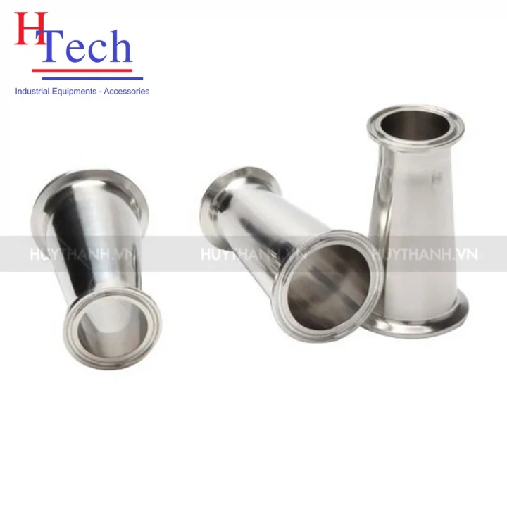 Bầu Giảm Vi Sinh 2 Đầu Clamp 89×76.2mm SMS Inox 304/316L