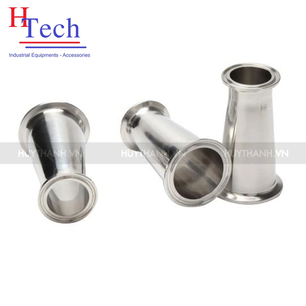 Bầu Giảm Vi Sinh 2 Đầu Clamp 89×76.2mm SMS Inox 304/316L