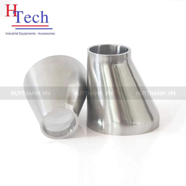 Bầu Giảm Lệch Tâm Hàn 101.6x89mm Inox Vi Sinh Chuẩn SMS