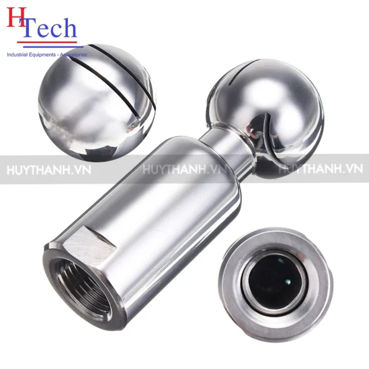 Quả Cầu Xoay Vệ Sinh 63.5mm Nối Clamp Inox Vi Sinh SMS