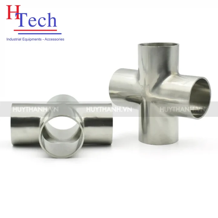 Chữ Thập Hàn 101.6mm Vi Sinh Chuẩn SMS Inox 304/316L