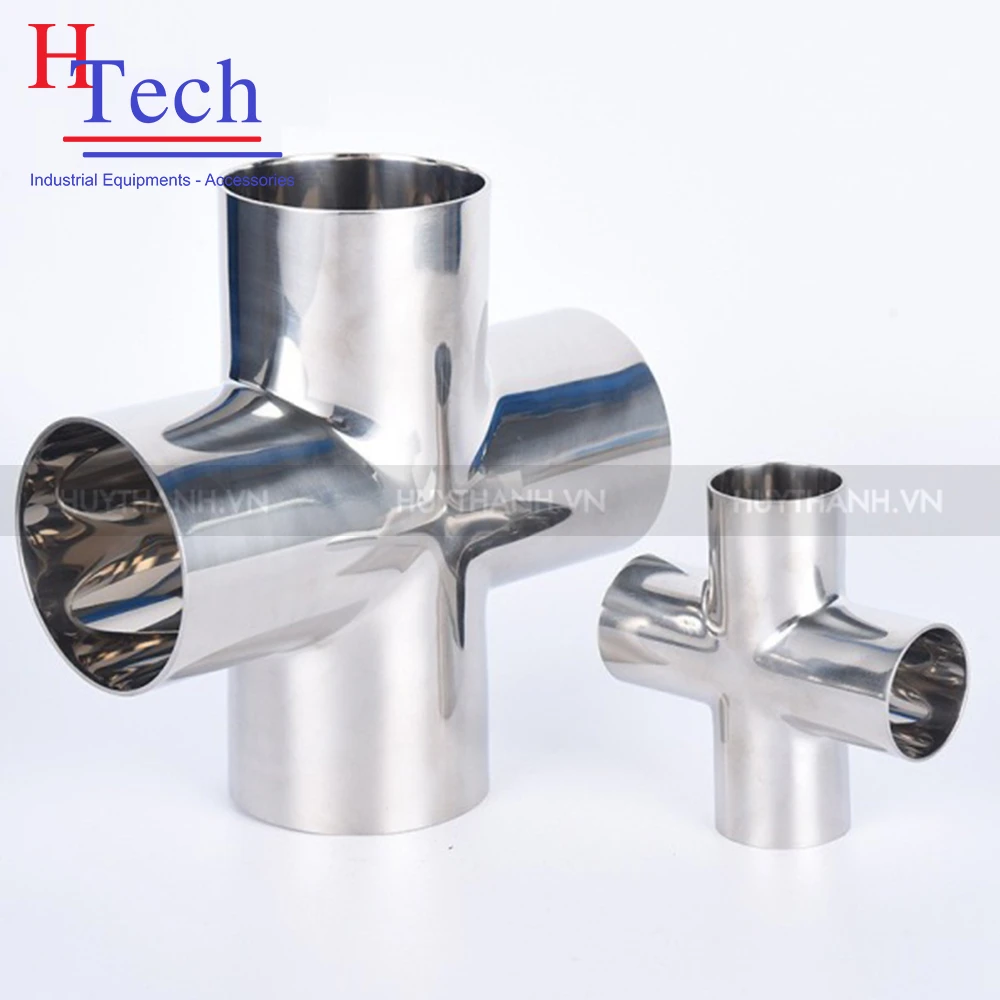 Chữ Thập Hàn 22×1.5mm Vi Sinh Chuẩn DIN Inox 304/316L