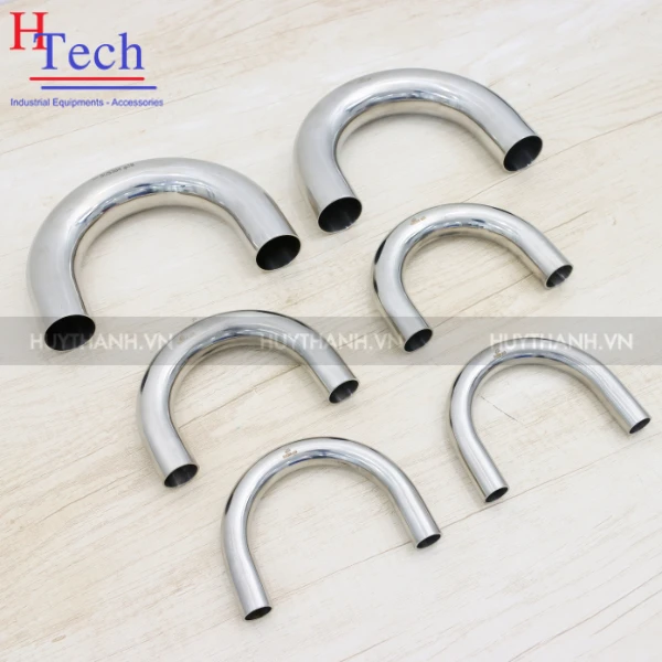 Co 180 Độ Hàn 12.7mm Vi Sinh Inox 304/316L Chuẩn SMS