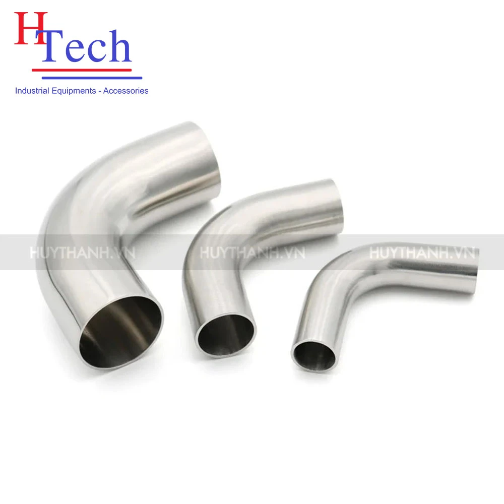 Co Dài 90 Độ Hàn 52×1.5mm Vi Sinh Inox 304/316L Hệ DIN