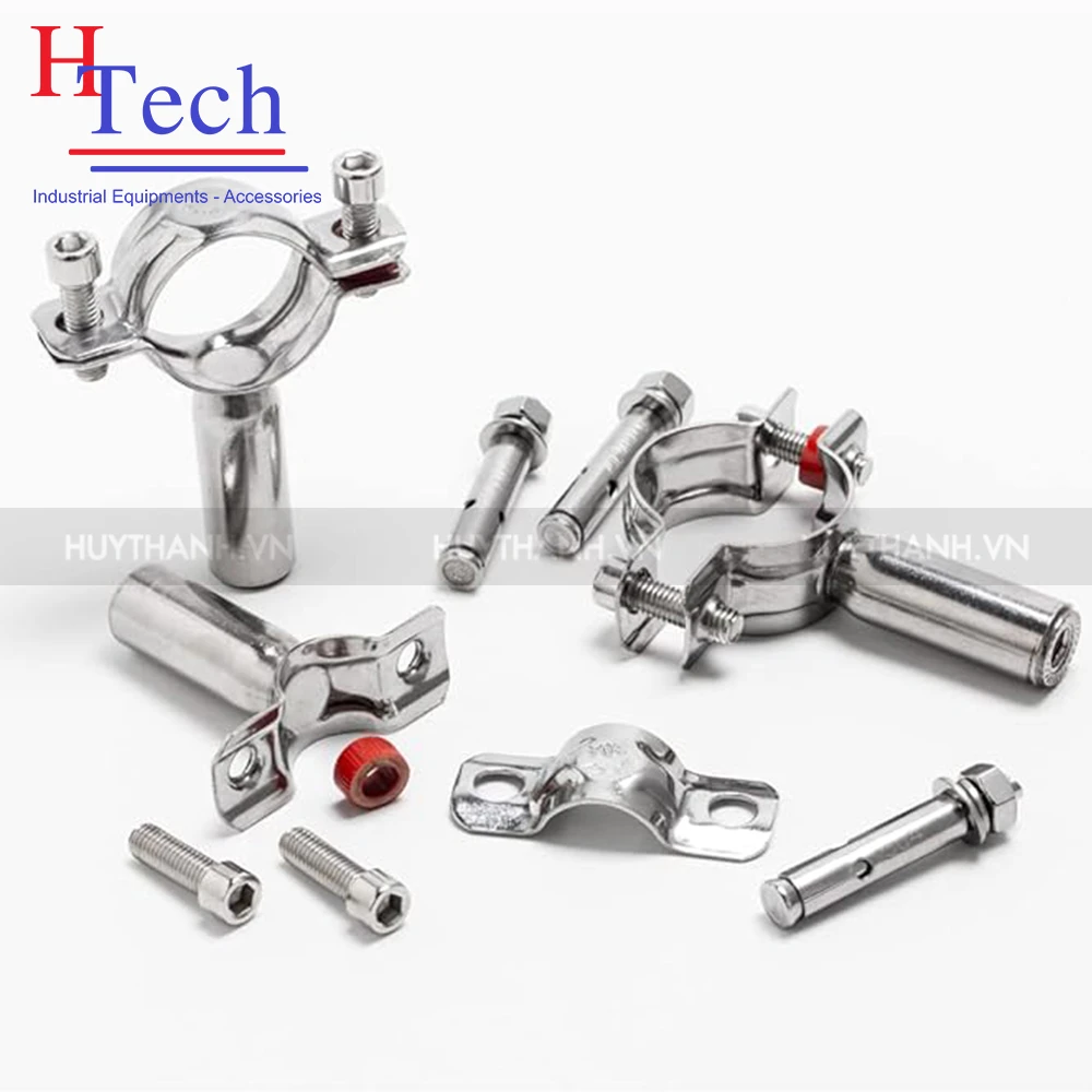 Đỡ Ống Vi Sinh Cao 45mm Inox 304