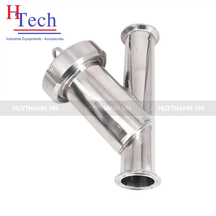Y Lọc Vi Sinh DN32 Inox 316L 2 Đầu Clamp Chuẩn DIN