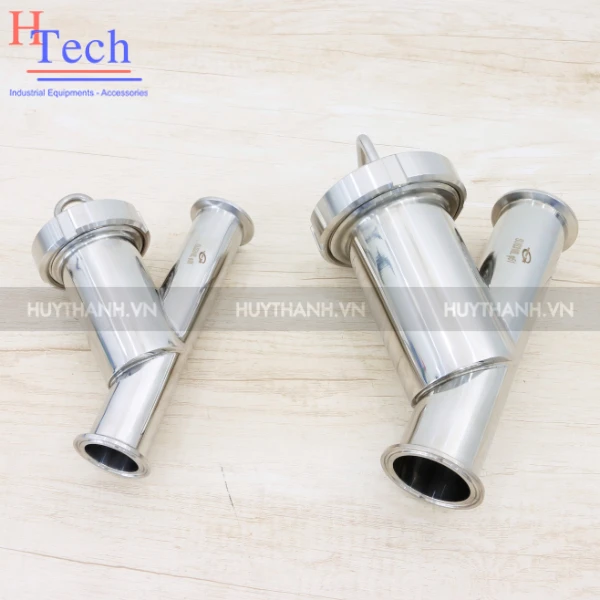 Y Lọc Vi Sinh DN32 Inox 316L 2 Đầu Clamp Chuẩn DIN