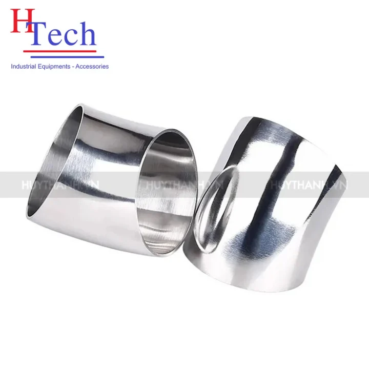Lơi 45 Độ Hàn 101.6x2mm Vi Sinh Inox 304/316L Chuẩn SMS