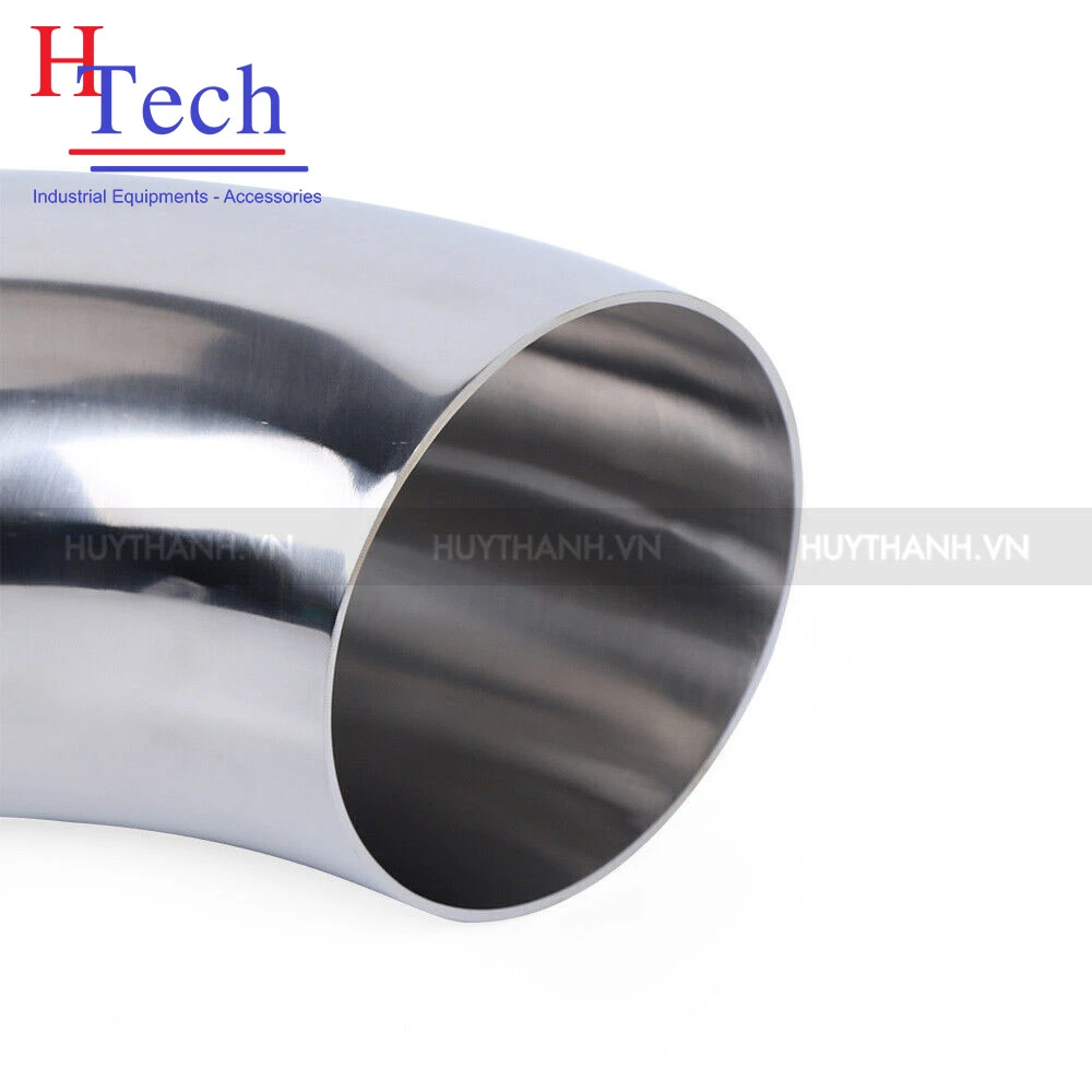 Lơi 45 Độ Hàn 31.75×1.5mm Vi Sinh Inox 304/316L Chuẩn SMS