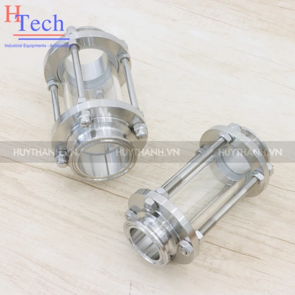 Kính Quan Sát Dòng Chảy Vi Sinh 2 Đầu Clamp Inox 316L DN32