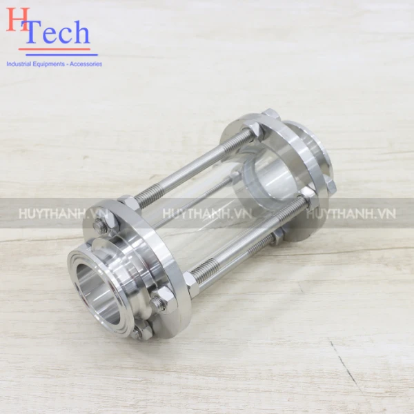 Kính Quan Sát Dòng Chảy Vi Sinh 2 Đầu Clamp Inox 316L DN32