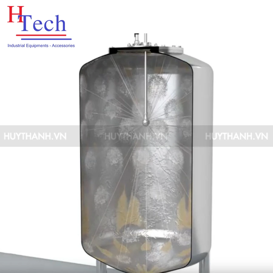 Quả Cầu Vệ Sinh Inox Vi Sinh 114mm (CIP) Cố Định Carten