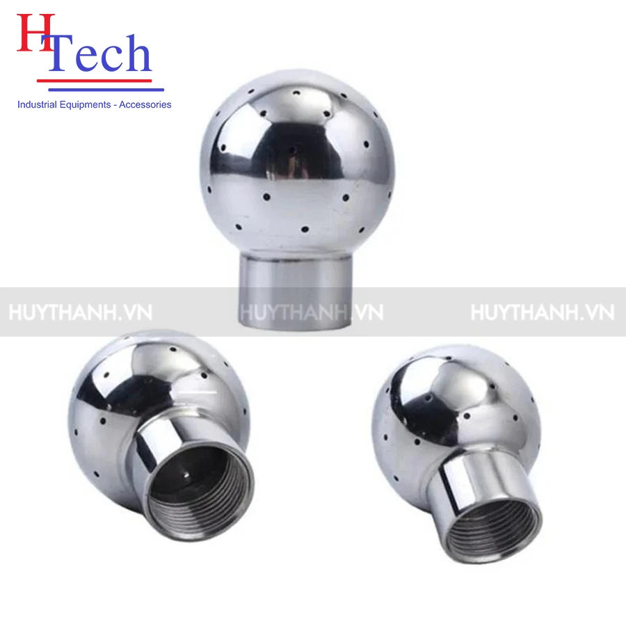 Quả Cầu Vệ Sinh Inox Vi Sinh 114mm (CIP) Cố Định Carten