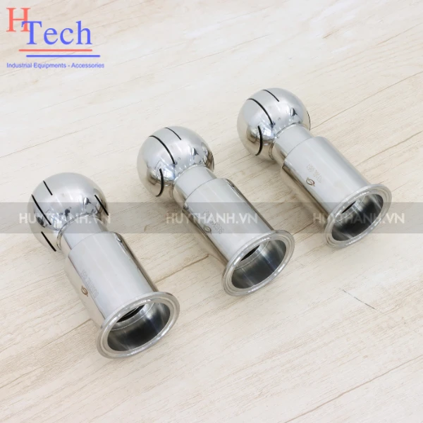 Quả Cầu Xoay Vệ Sinh 89mm Nối Clamp Inox Vi Sinh SMS