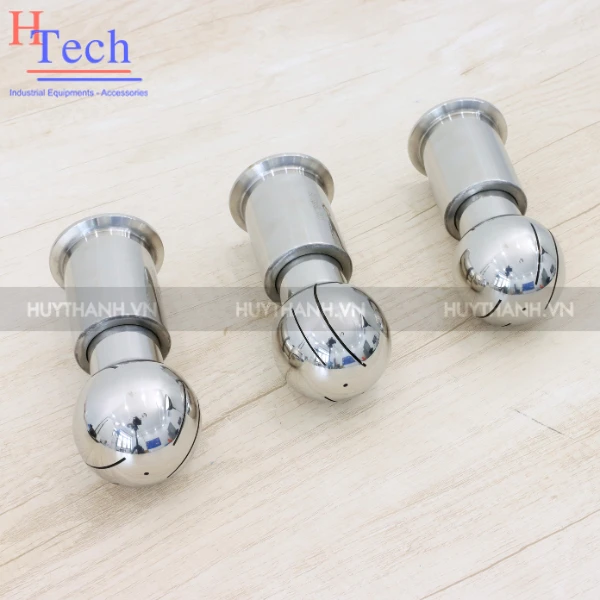 Quả Cầu Xoay Vệ Sinh 38.1mm Nối Clamp Inox Vi Sinh SMS