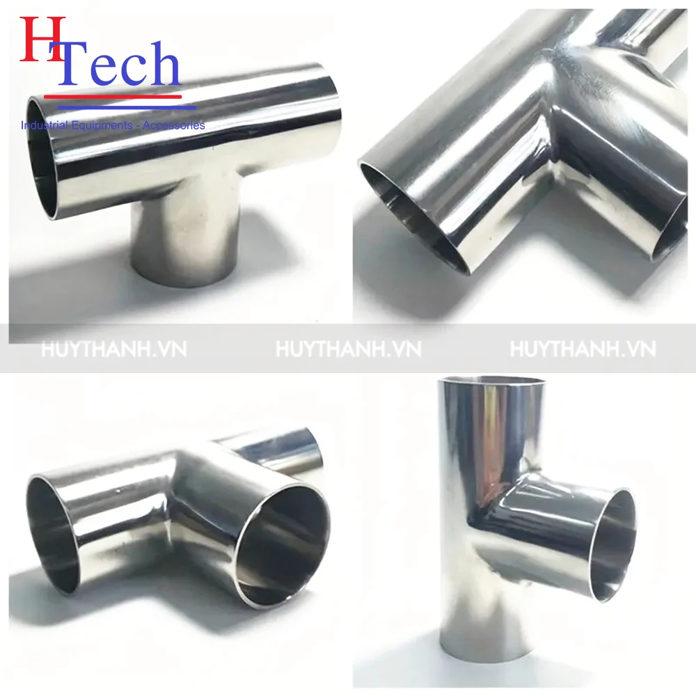 Tê Đều Hàn Vi Sinh Inox 304/ 316L Chuẩn DIN 11850