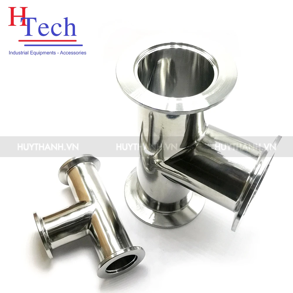 Tê Đều Vi Sinh 3 Đầu Clamp 34×1.5mm Inox 304/316L Hệ DIN