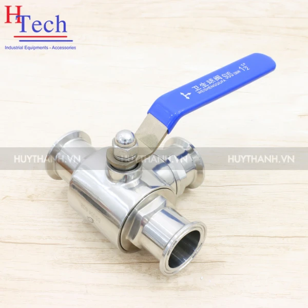 Van Bi Chỉnh Tay 2-3 Ngã Kết Nối Clamp 50.8mm Chuẩn SMS