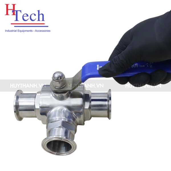 Van Bi Vi Sinh Chỉnh Tay Kết Nối Clamp