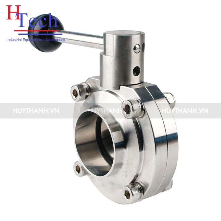 Van Bướm Hàn Tay Rút Vi Sinh Chuẩn SMS Inox 304/316L