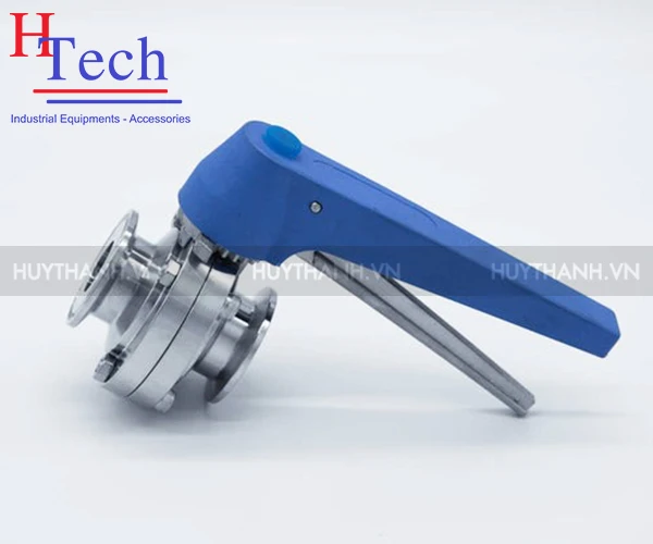 Van Bướm Tay Kẹp Vi Sinh Inox 304-316L Chuẩn DIN, SMS