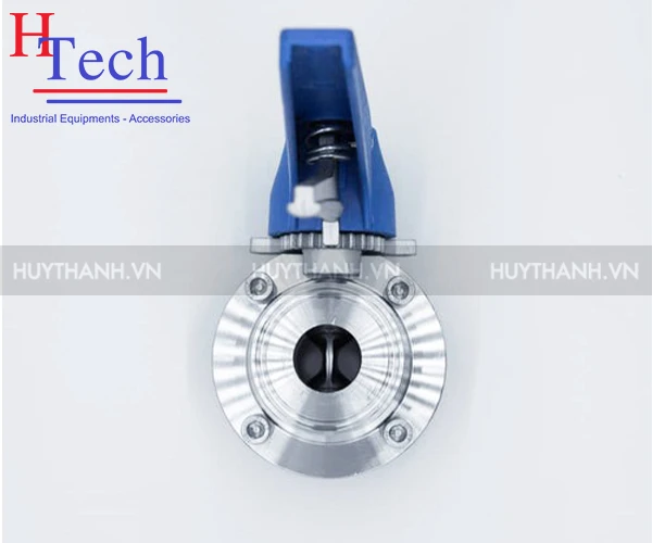 Van Bướm Tay Kẹp Vi Sinh Inox 304-316L Chuẩn DIN, SMS