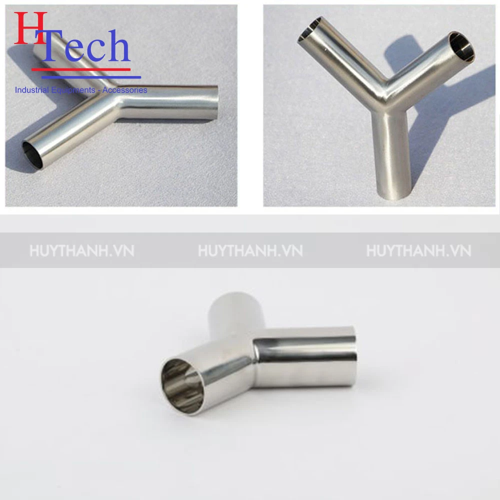 Y Đều Hàn 89x2mm Vi Sinh Inox 304/316L Chuẩn SMS
