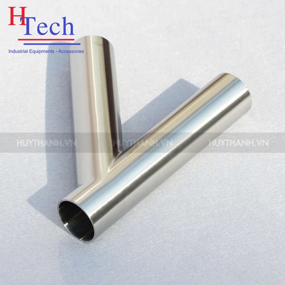 Y Thẳng Hàn 89x2mm Vi Sinh Inox 304/316L Chuẩn SMS